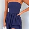 Got That Feeling Strapless Mini Dress Navy 2 Got That Feeling Strapless Mini Dress Navy -White Fox Sales GOT THAT FEELING DRESS 05.05.23 09