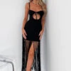 Grand Entrance Crochet Maxi Dress Black 2 Grand Entrance Crochet Maxi Dress Black -White Fox Sales GRAND ENTRANCE CROCHET MAXI DRESS 15.06.23 01