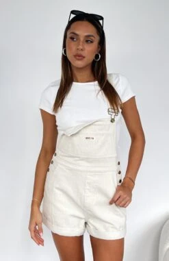 Hard To Keep Up Overalls Cream -White Fox Sales HARD TO KEEP UP OVERAALS 02 08 23 06
