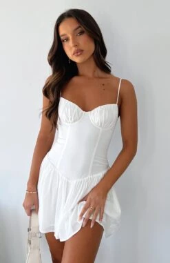 Take My Advice Mini Dress White 15 Take My Advice Mini Dress White -White Fox Sales IMG 1375