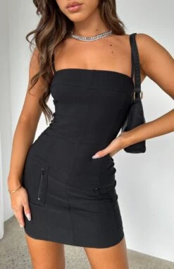 Misunderstood Mini Dress Black