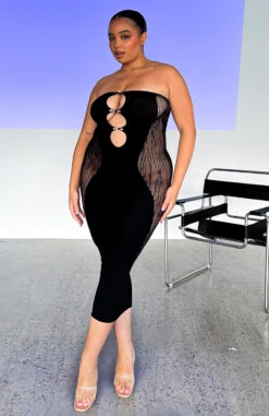 Your Peace Midi Dress Black 20 Your Peace Midi Dress Black -White Fox Sales IMG 5756