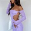 Summer's Over Long Sleeve Mini Dress Lilac 1 Summer's Over Long Sleeve Mini Dress Lilac -White Fox Sales IMG 6511