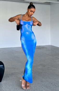 Feeling The Heat Maxi Dress Milky Way 13 Feeling The Heat Maxi Dress Milky Way -White Fox Sales IMG 7495