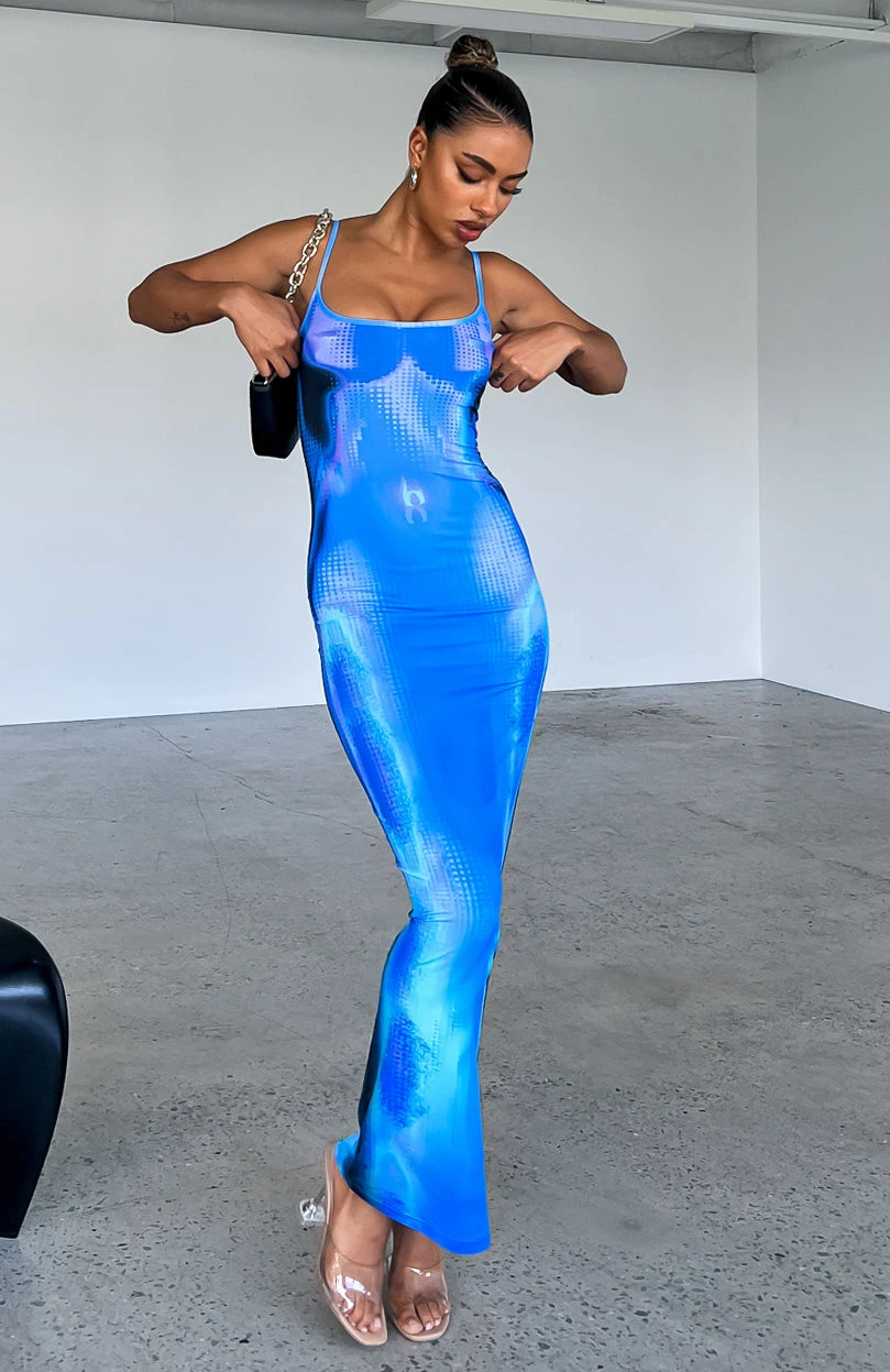 Feeling The Heat Maxi Dress Milky Way 8 Feeling The Heat Maxi Dress Milky Way - Image 6