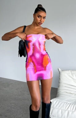 Life On Mars Strapless Mini Dress Mars -White Fox Sales IMG 7535