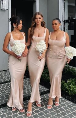 I Wanna Be Yours Maxi Dress Champagne -White Fox Sales IMG 8502