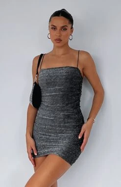 Our Fantasy Mini Dress Black Lurex 13 Our Fantasy Mini Dress Black Lurex -White Fox Sales IMG 9025