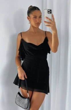 I'm Ready Mini Dress Black