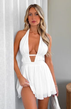 Let You Know Mini Dress White