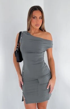 Not Too Late Mini Dress Petrol -White Fox Sales NOT TO LATE MINI DRESS 05.07.23 01