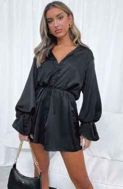 Only Gets Better Mini Dress Black