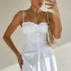 Plastic Heart Mini Dress White -White Fox Sales PLASTIC HEART MINI DRESS 26.04.23 07