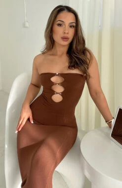 Your Peace Midi Dress Chocolate -White Fox Sales PeytonSmith 7b2b2f6d 326c 48ff 8c96 616c08bffac4