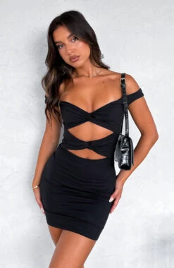 So Alluring Mini Dress Black