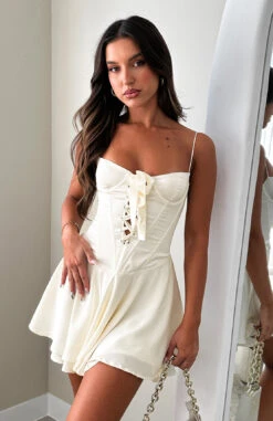 Stay Together Mini Dress Cream 21 Stay Together Mini Dress Cream -White Fox Sales STAY TOGETHER DRESS 02.05.23 08