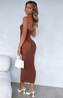Your Peace Midi Dress Chocolate -White Fox Sales YOUR PEACE MIDI DRESS 08.02.22 01