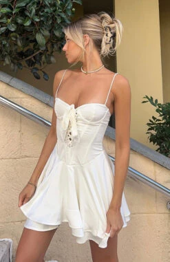 Stay Together Mini Dress Cream 18 Stay Together Mini Dress Cream -White Fox Sales rog segs